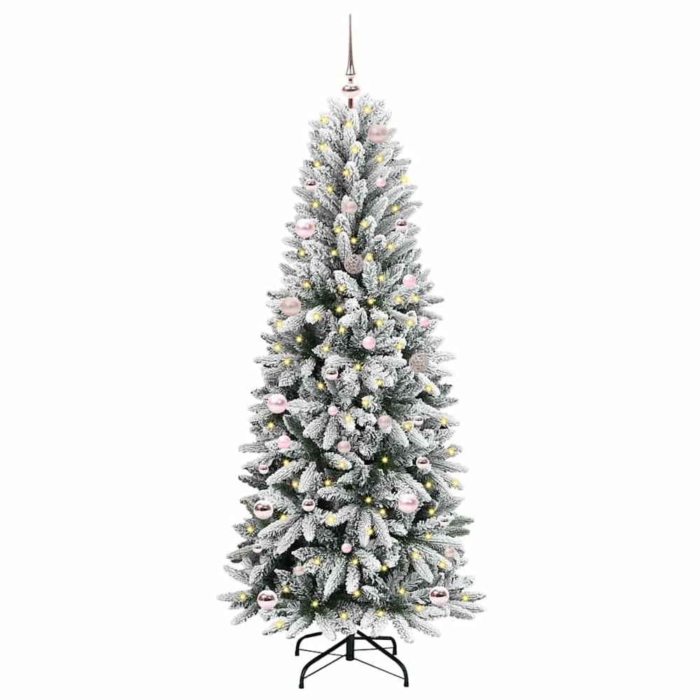 Artificial Christmas tree AURORA HORIZON, with 150 LED stand White 150 cm.