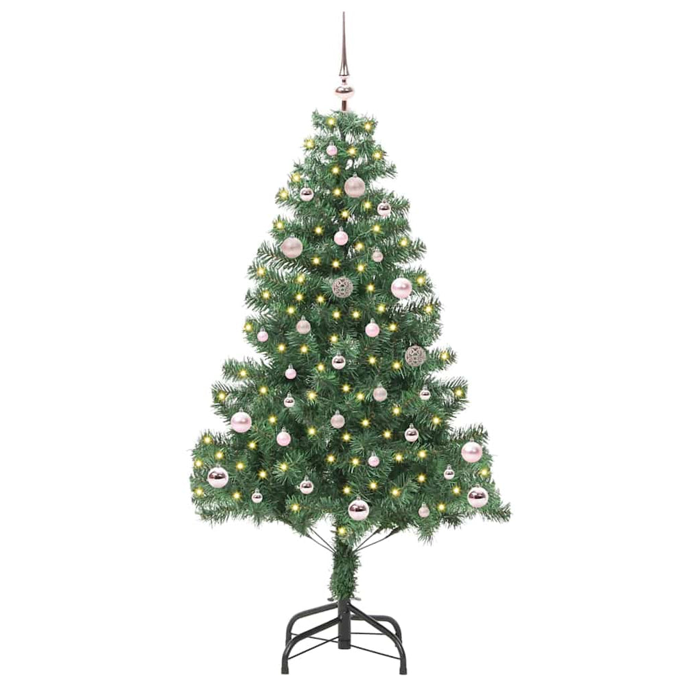 Kalėdų eglutė SNOW MOON, su 150 LED stovu Žalia 150 cm.