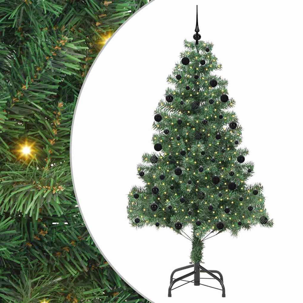 Kalėdų eglutė PINE HOLLOW, su 300 LED stovu Žalia 210 cm.