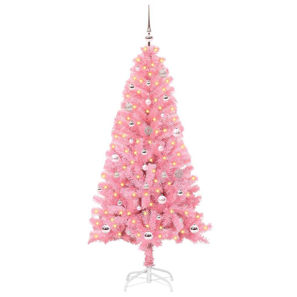 Christmas tree AURORA WINTER, with 150 LED stand Pink 150 cm.