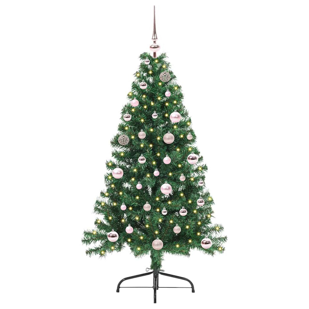 Artificial Pre-Lit Christmas Tree EVERGREEN AK, Green 150 cm.