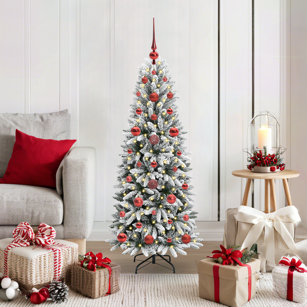 Artificial Christmas tree FROST BOREAL, with 150 LED stand White 120 cm.