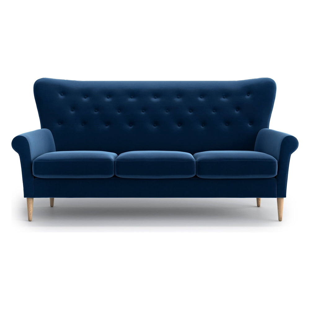 AMELIE 3 vietų sofa, mėlyna spalva