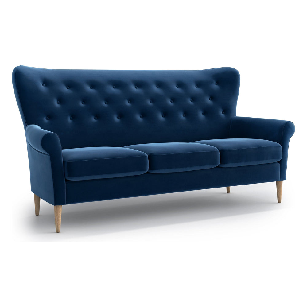 AMELIE 3 vietų sofa, mėlyna spalva