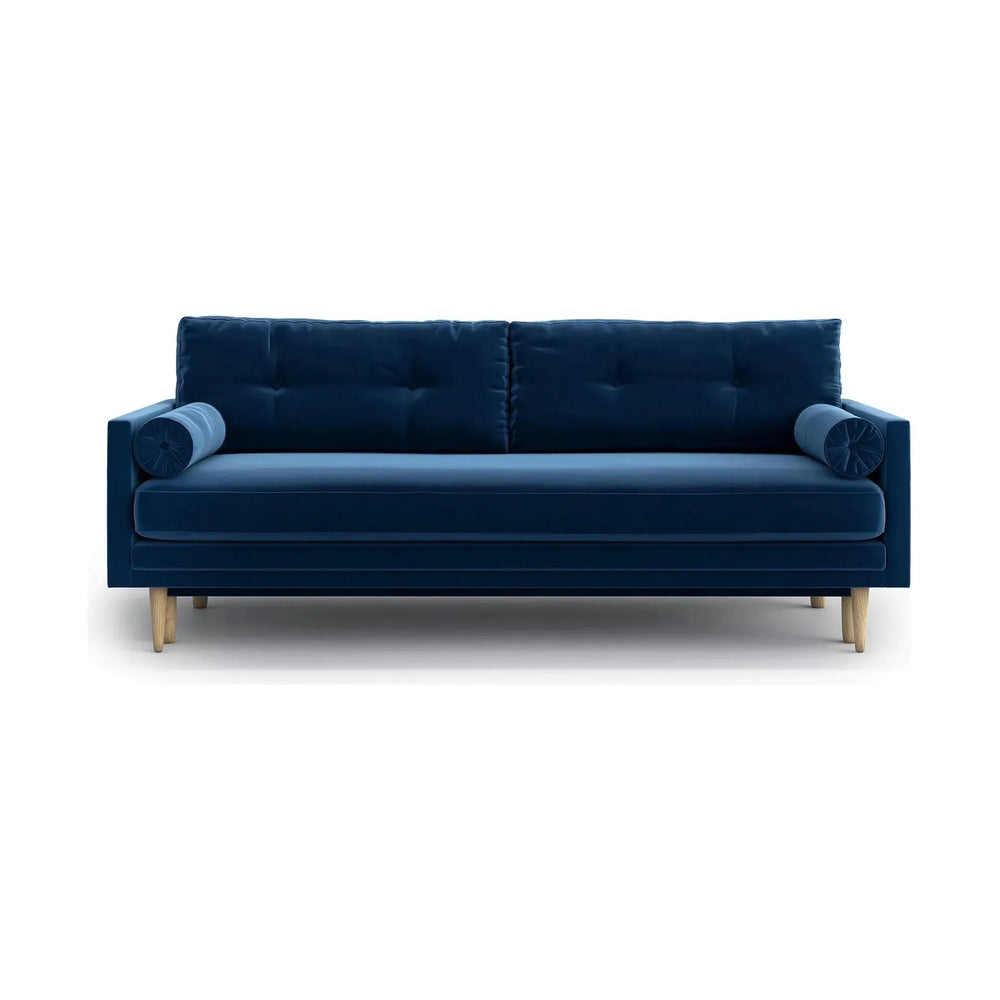 AMY 3 vietų sofa lova, mėlyna spalva