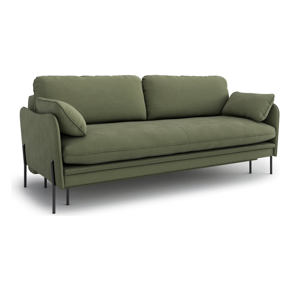 3 vietų sofa lova BONNIE , žalia spalva