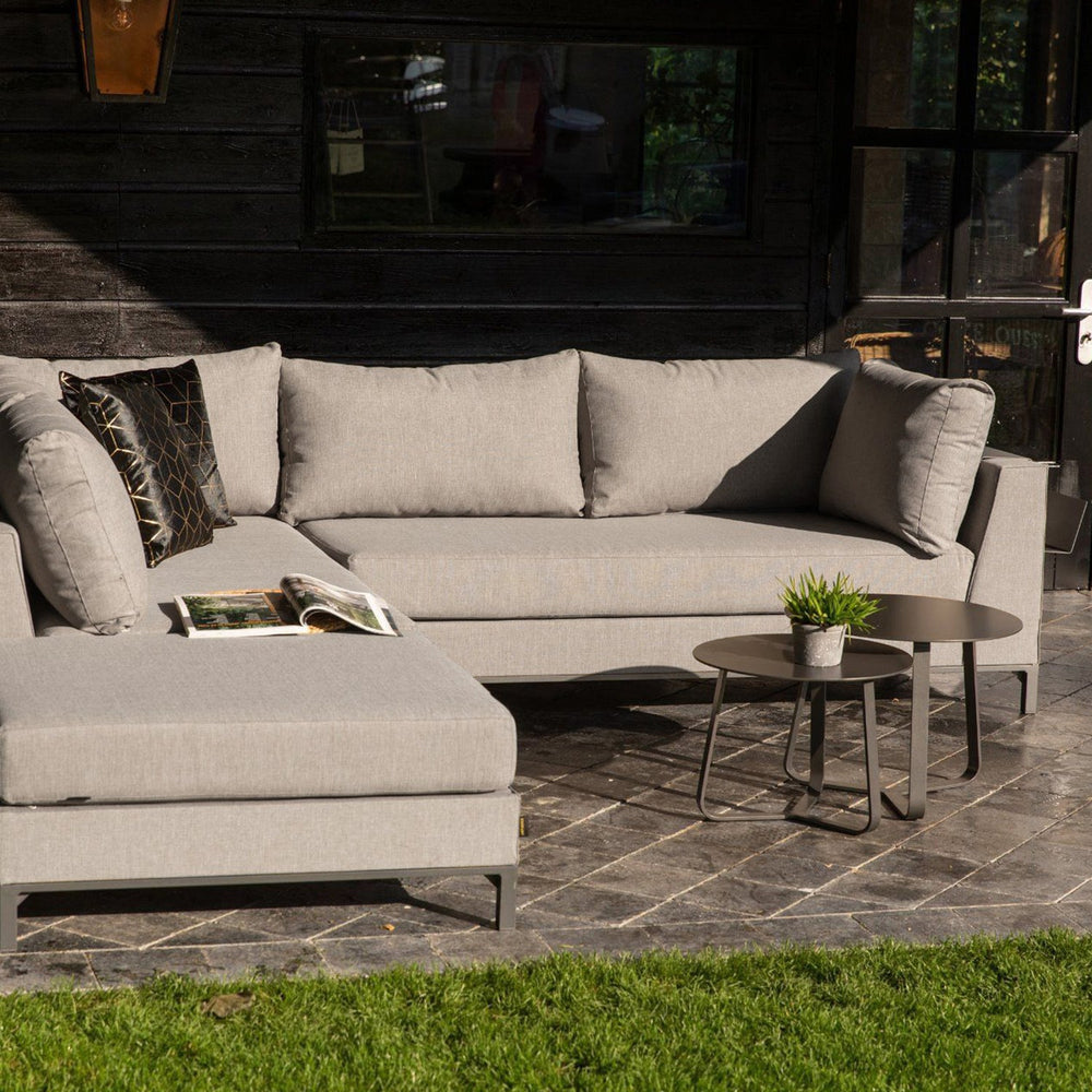 Sodo kampinė sofa SICILIE, kairioji taupe