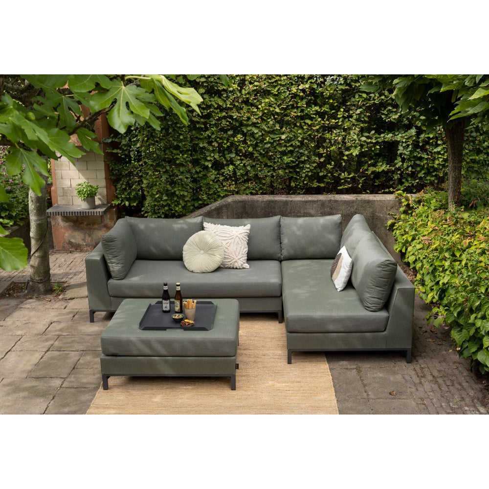 Garden Furniture Set SICILIE, right-sided, green