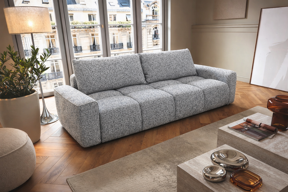 Sofa bed BALIS, dark grey