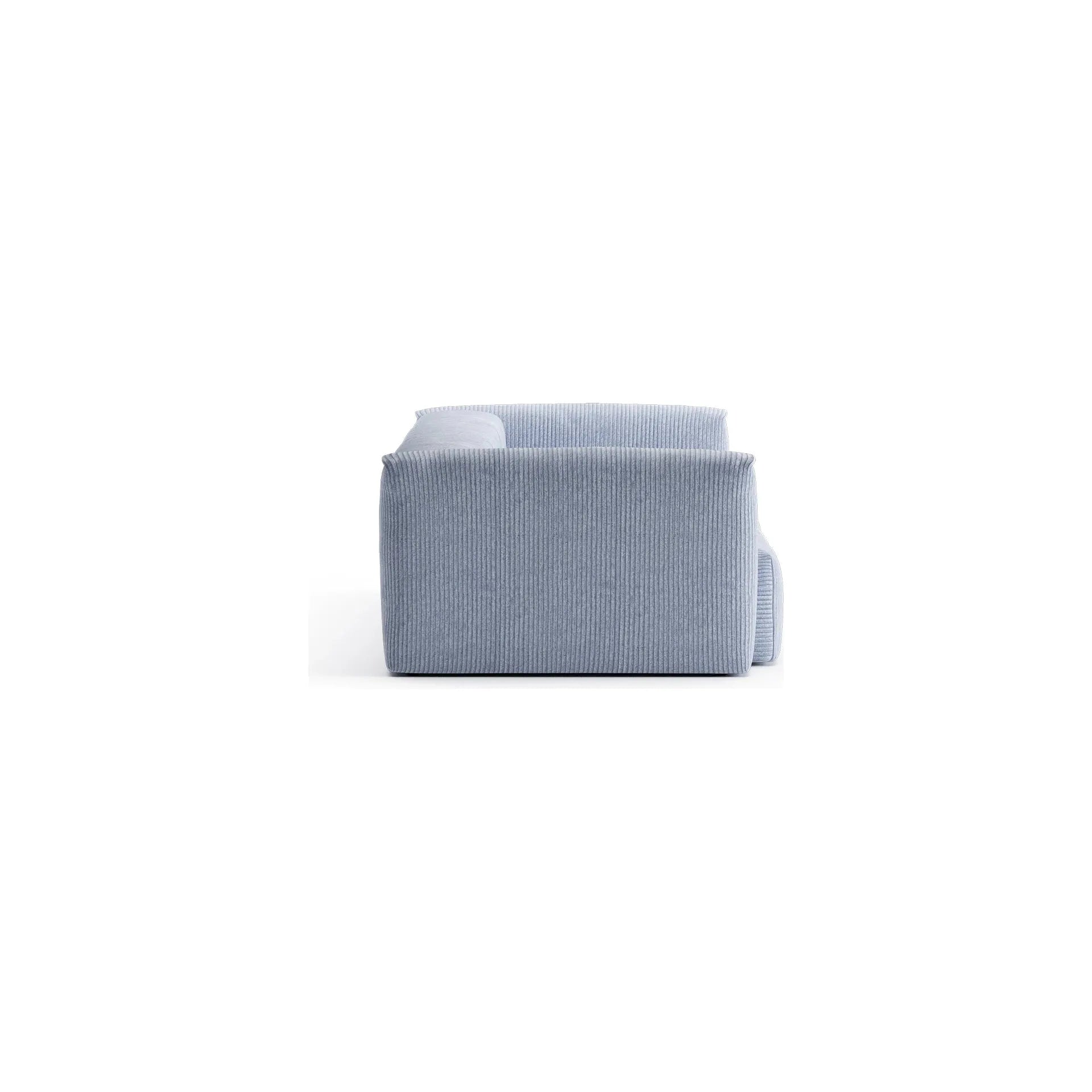 CLOUD XL, 4 vietų modulinė sofa, melsva spalva, velvetas