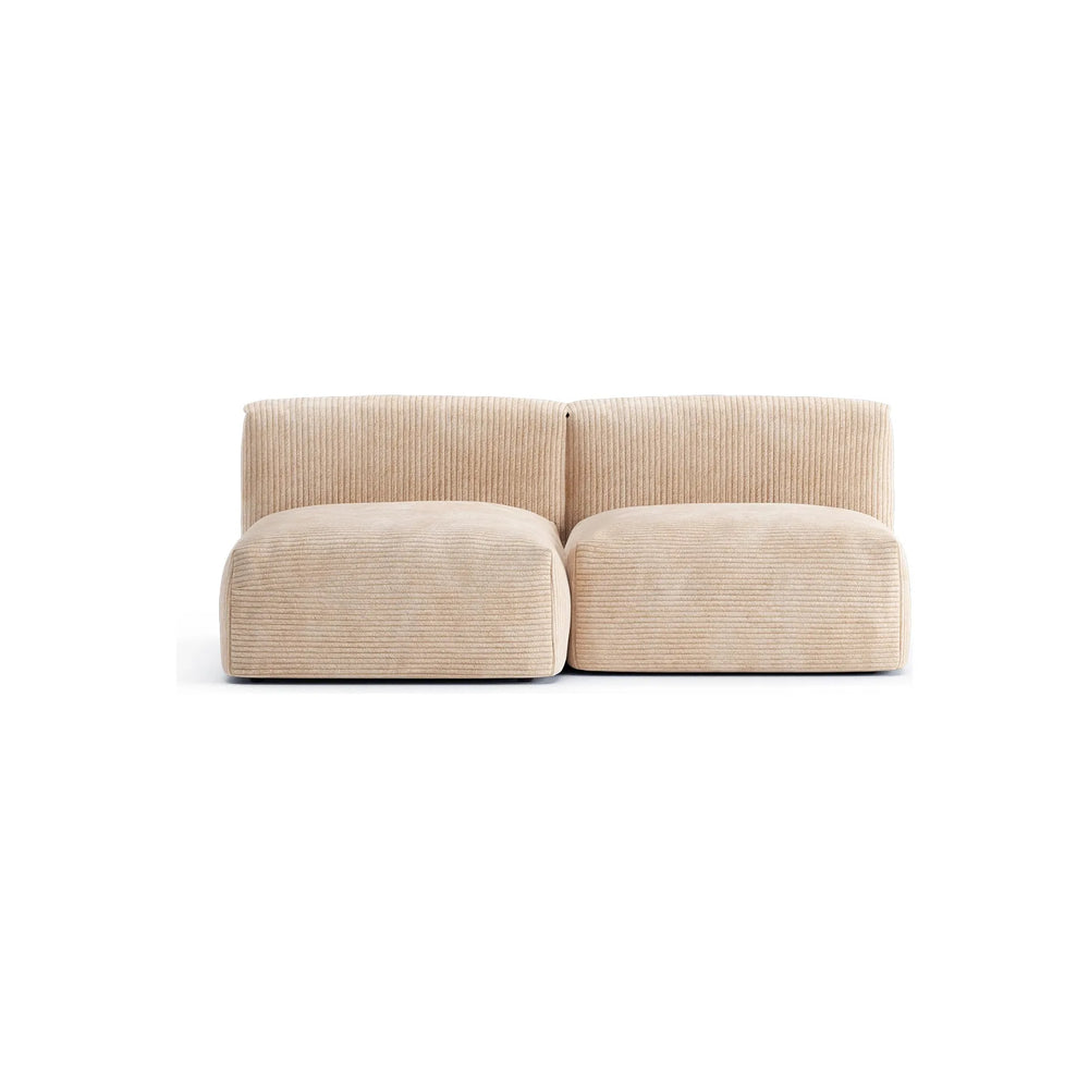 CLOUD M, 3 vietų modulinė sofa, smėlio spalva, velvetas