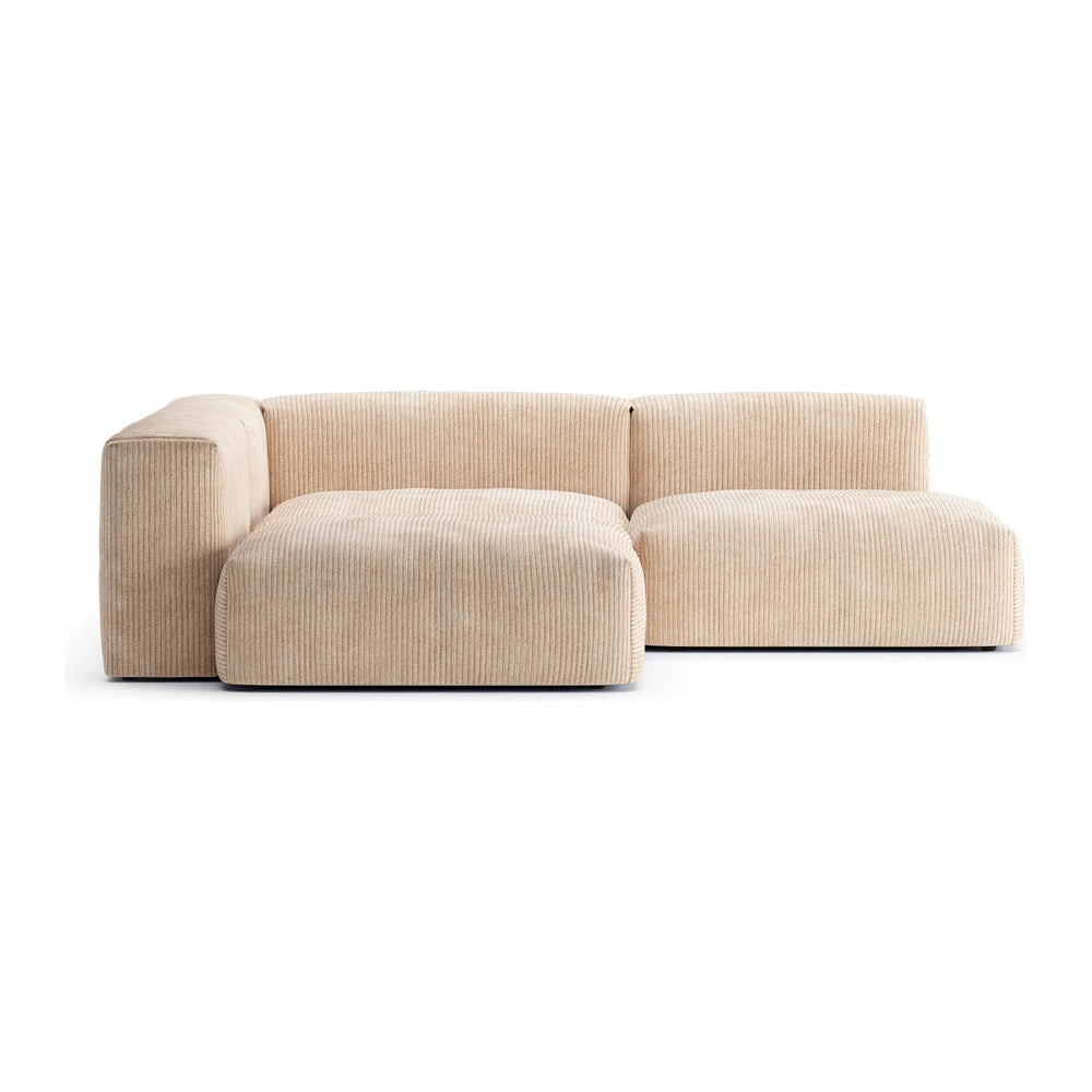 CLOUD P, 4 vietų modulinė sofa, smėlio spalva, velvetas
