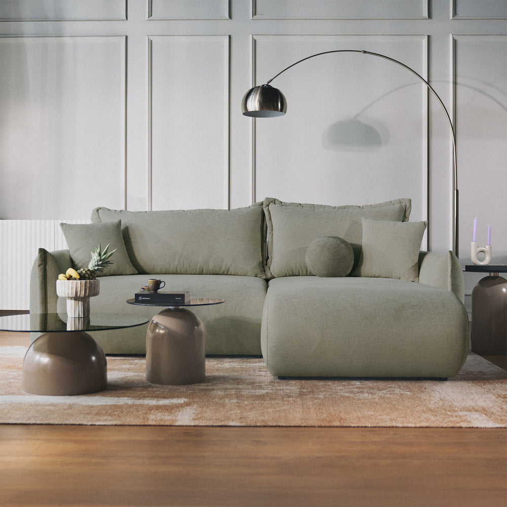 Kampinė sofa-lova CUSHI, šalavijų, dešinė