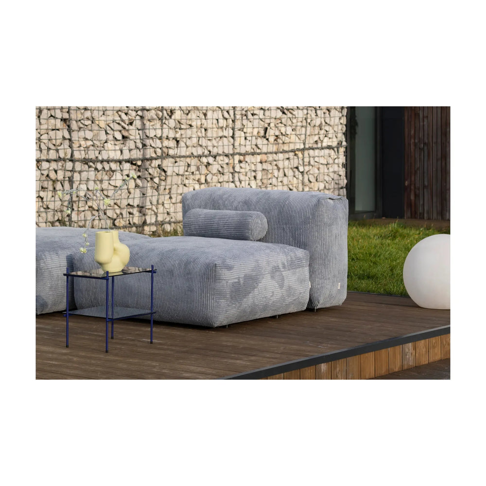 CLOUD L, 4 vietų modulinė sofa, melsva spalva, velvetas