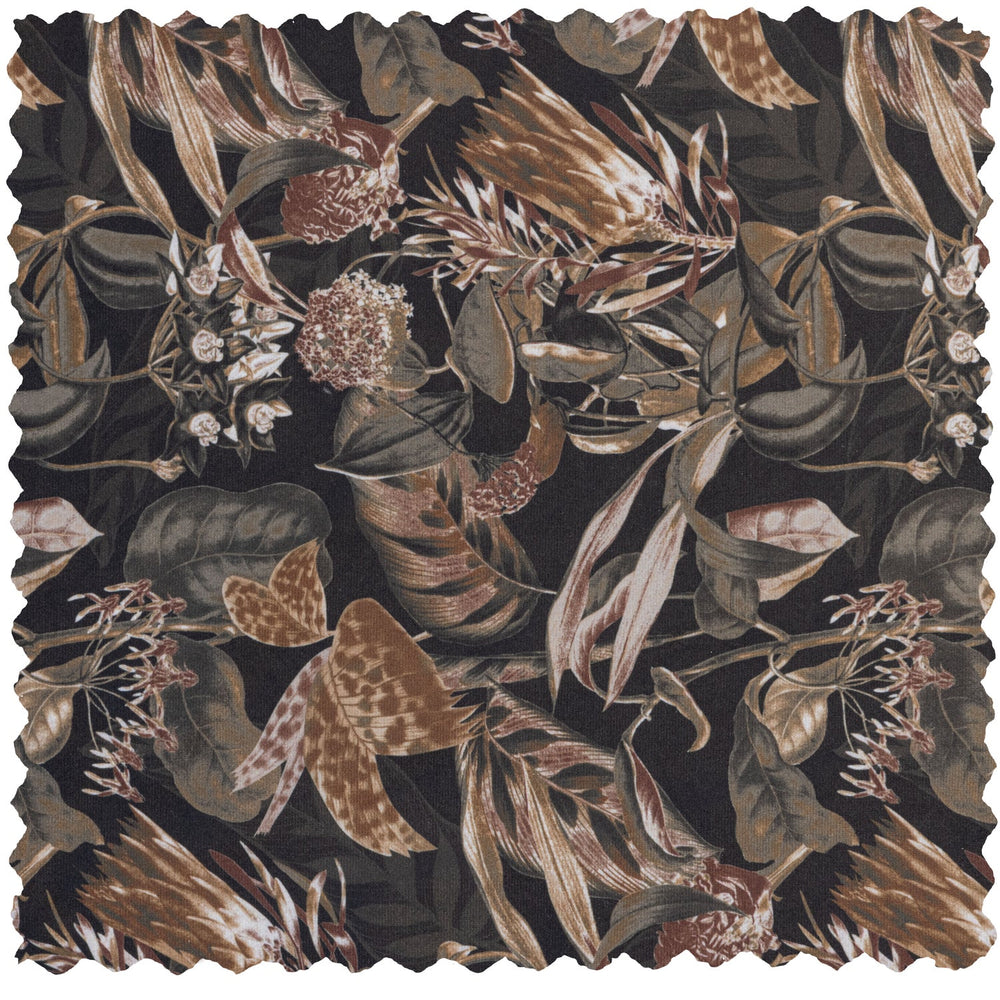 Baro kėdė VOGUE 80 cm. gėlių rašto veliūras