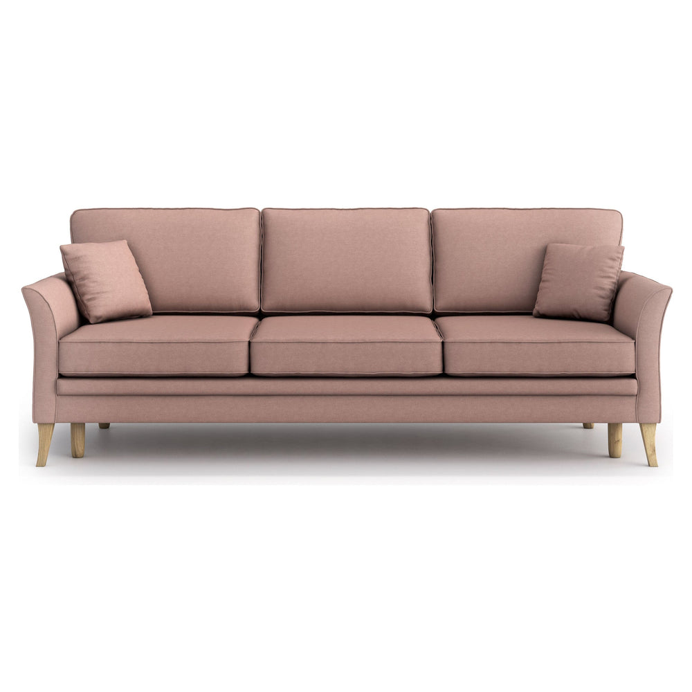 JULIETT 3 vietų sofa lova, rožinė spalva