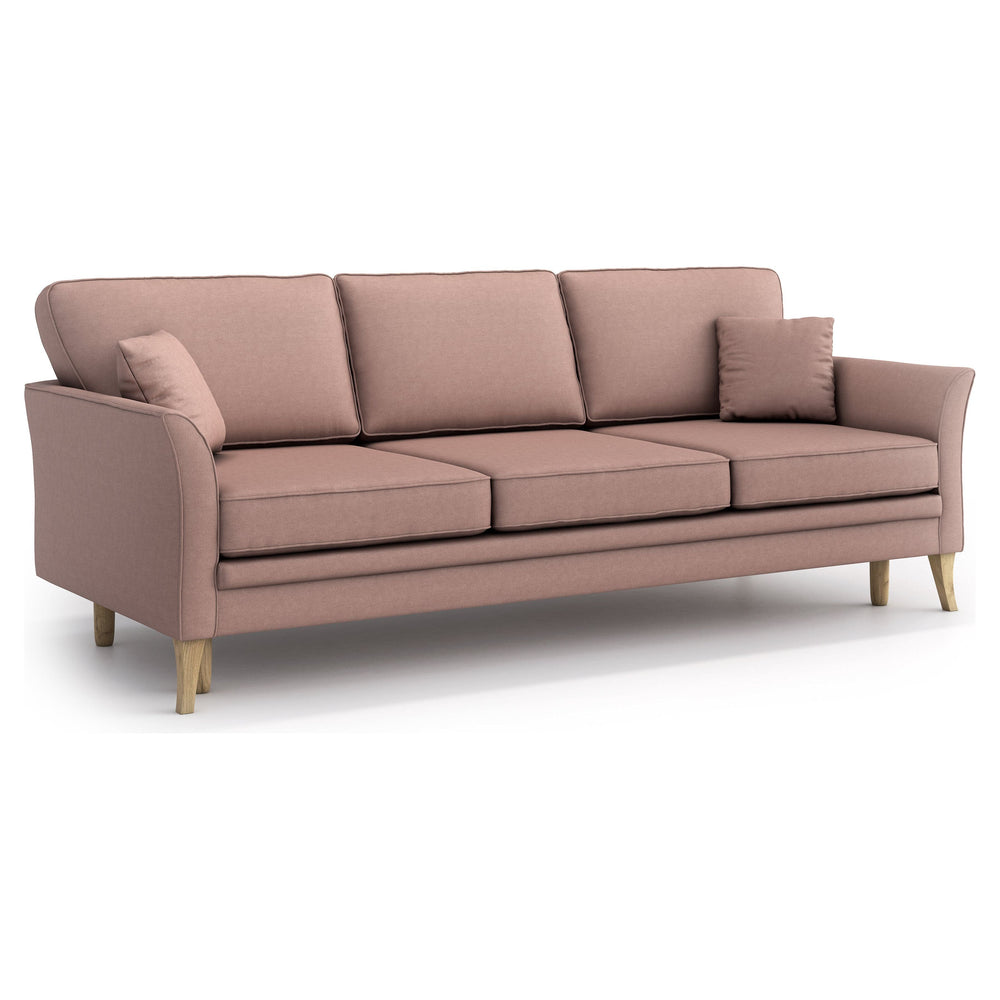 JULIETT 3 vietų sofa lova, rožinė spalva