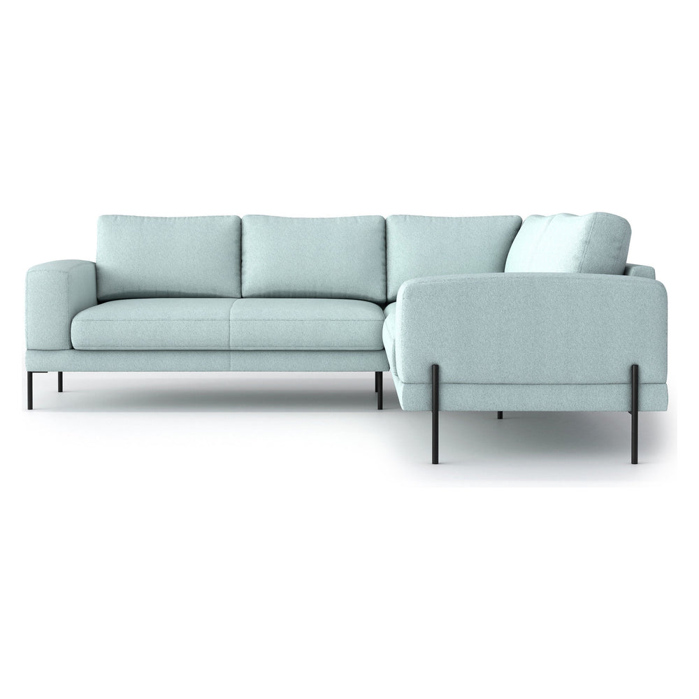 KARIN kampinė sofa, mėlyna spalva