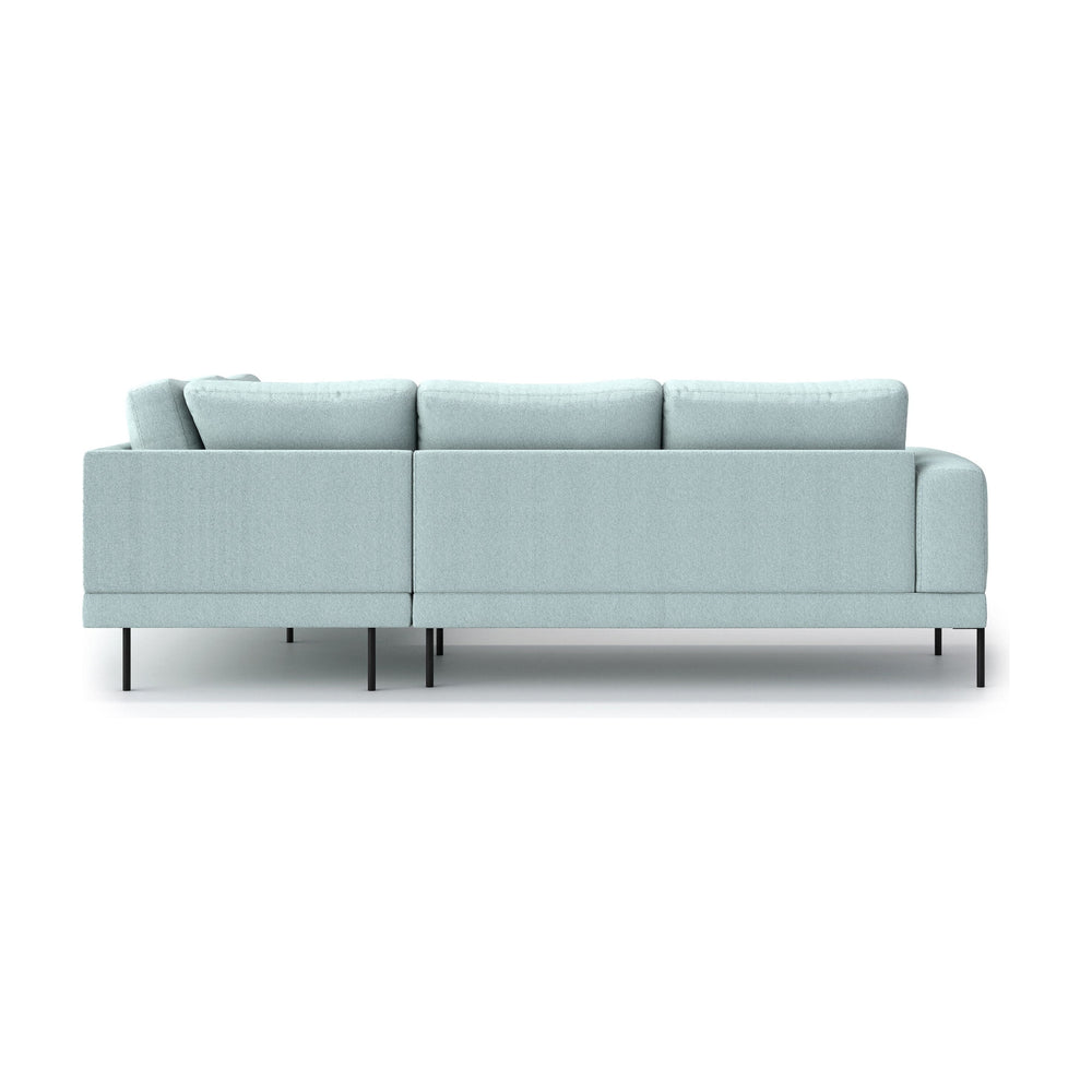 KARIN kampinė sofa, mėlyna spalva