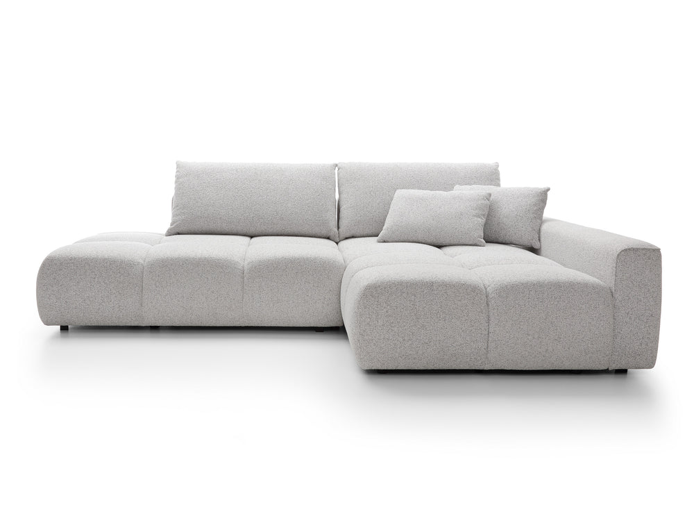 Corner sofa bed BALIS, grey