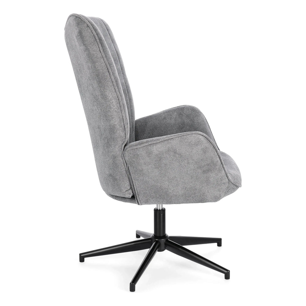 INAS Swivel Armchair, grey