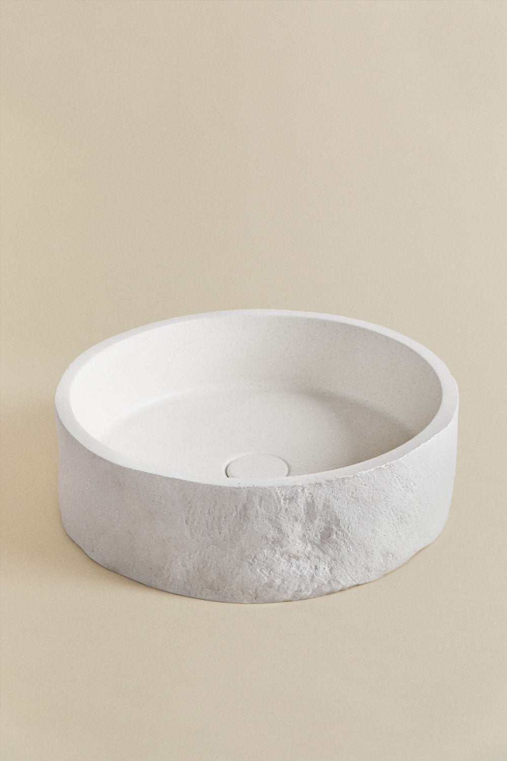 MARUARO round washbasin Ø40 cm, cement