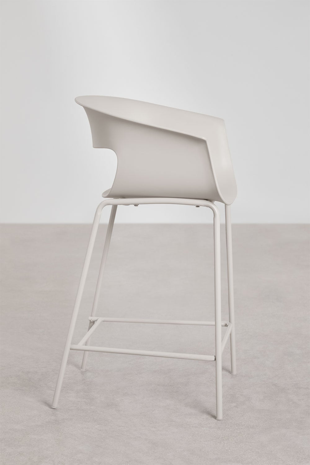 High bar stool TARAUNO, steel