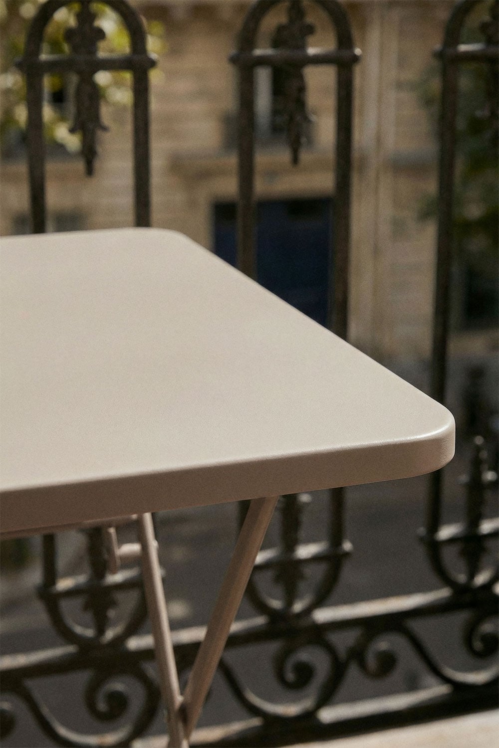 Outdoor table TAMARIT, square, mocha brown