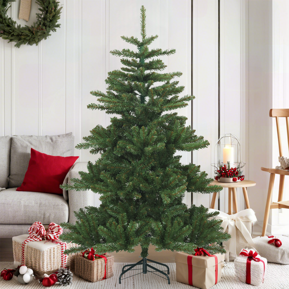 Artificial Foldable Christmas Tree BOREAL BLOOM, Green 150 cm, steel
