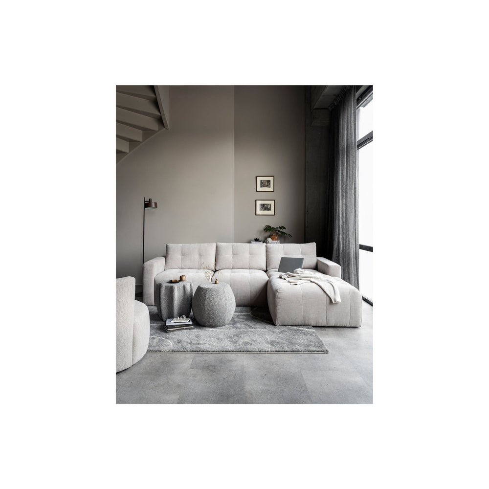 "Bar" dešinės pusės kampinė sofa, smėlio spalva - Namų Idėja