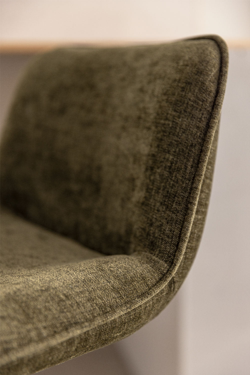 Bar Stool GAURA, black / green