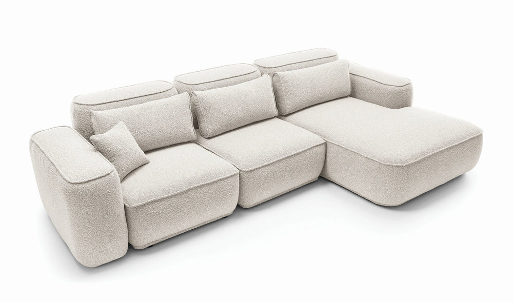 Kampinė sofa BILLY, kreminė