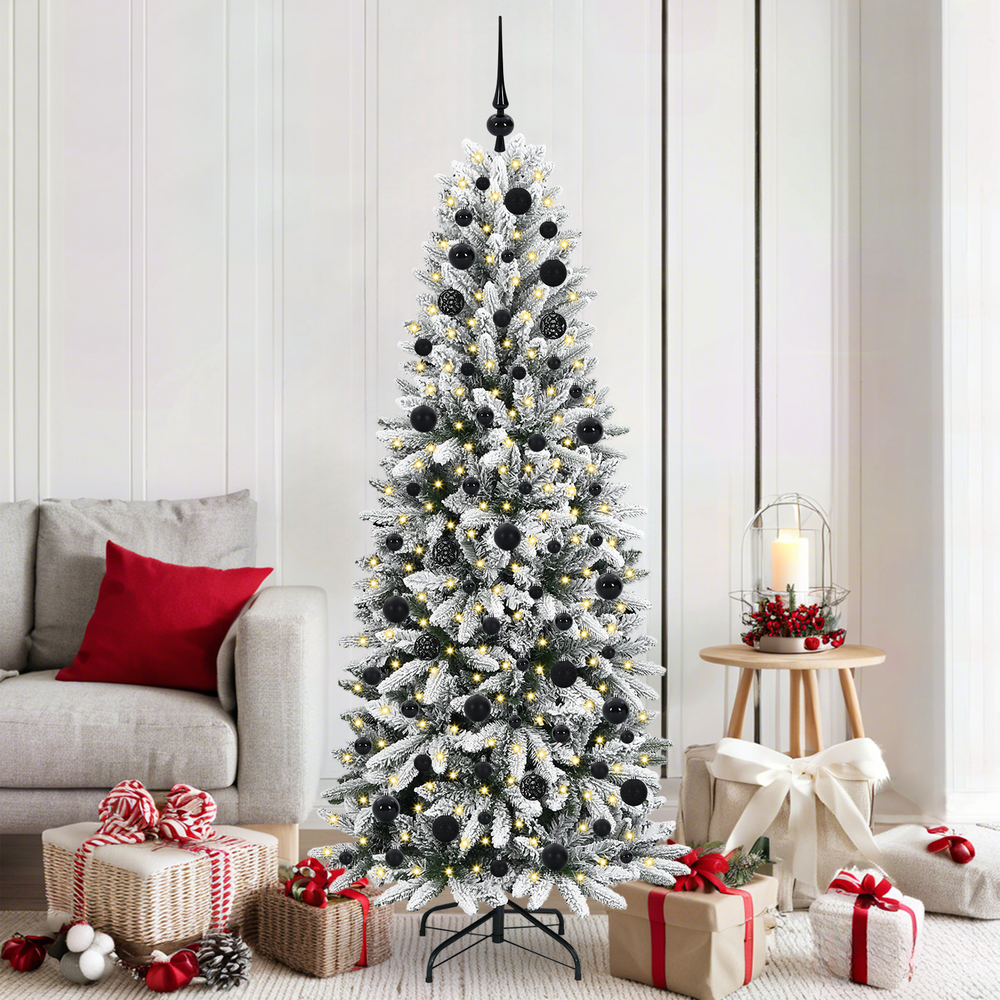 Artificial Christmas tree HORIZON WINTER, with 300 LED stand White 180 cm.