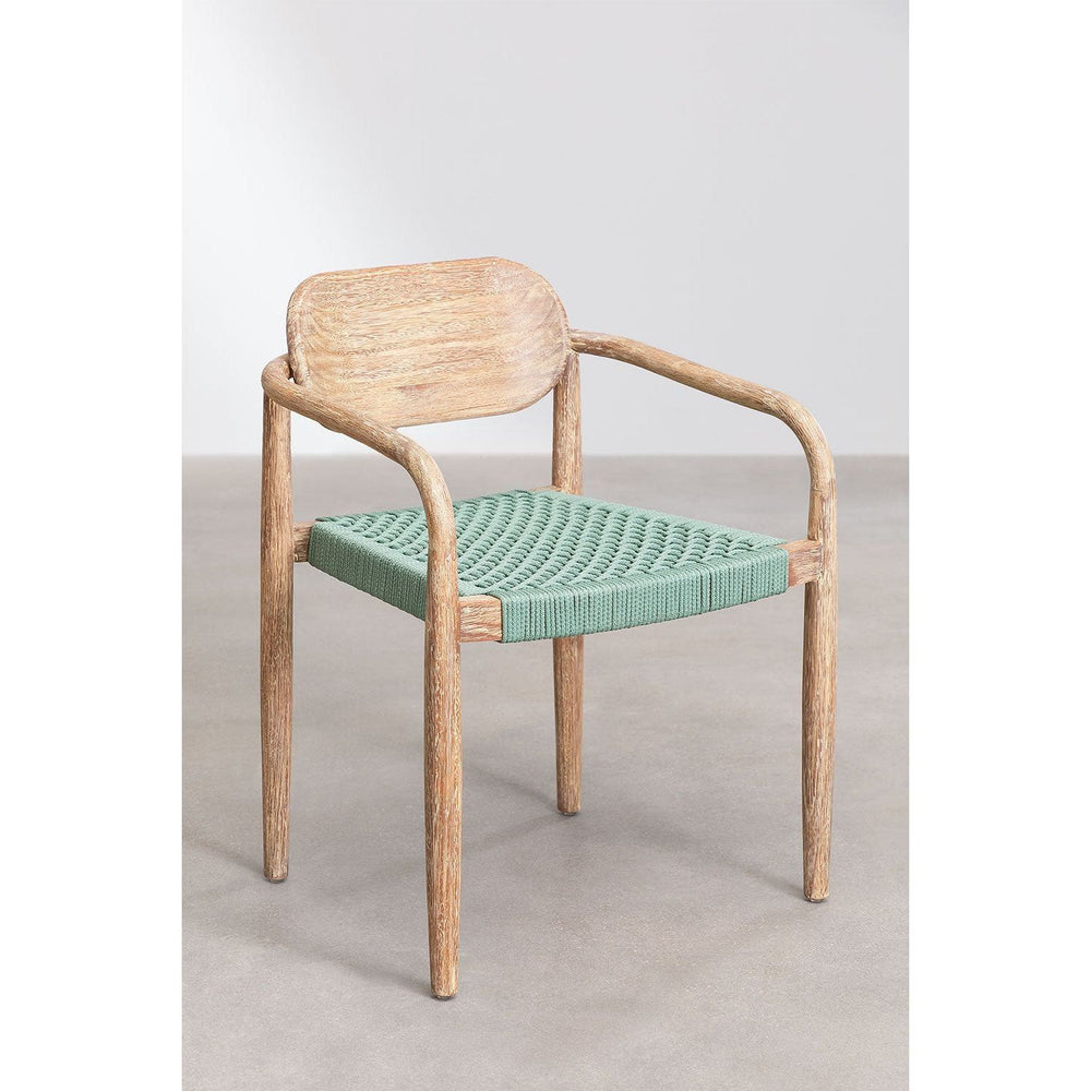 Naele kėdė, žalia spalva