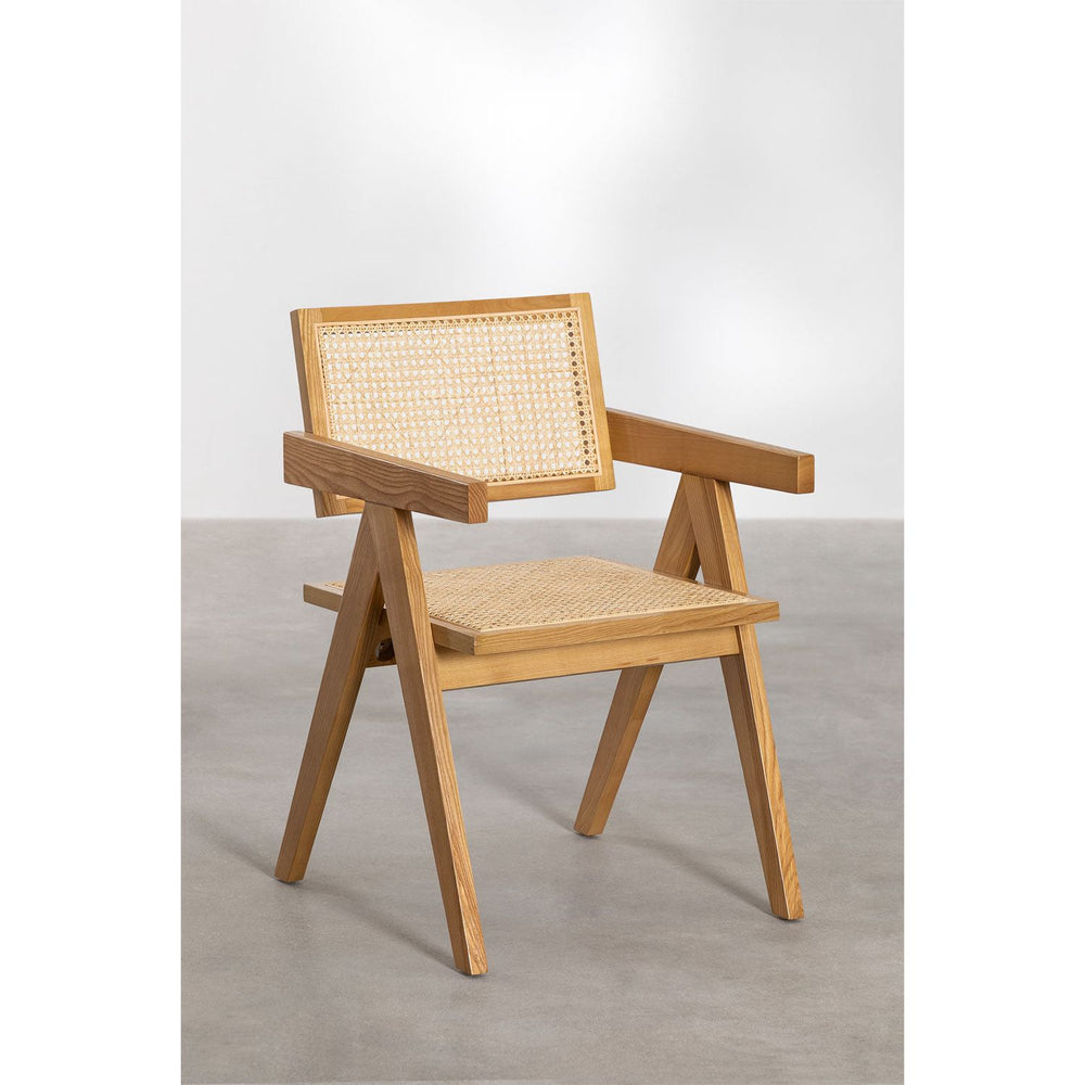 Valgomojo kėdė LALI, uosio mediena, ruda spalva