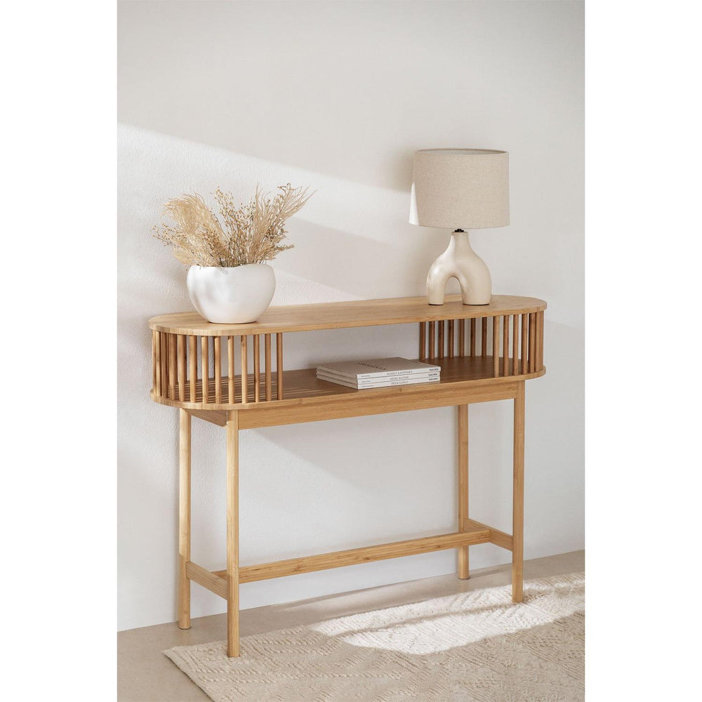 Konsolinis staliukas CONNERY, bambukas