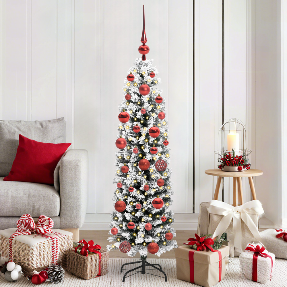 Artificial Christmas tree POLAR EMBER, Green 150 cm., steel, plastic