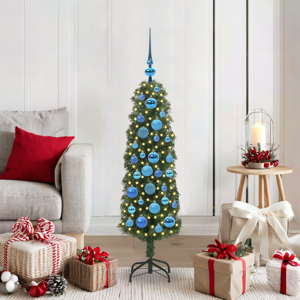 Artificial Christmas tree NORDIC VALE, Green 120 cm, steel, plastic