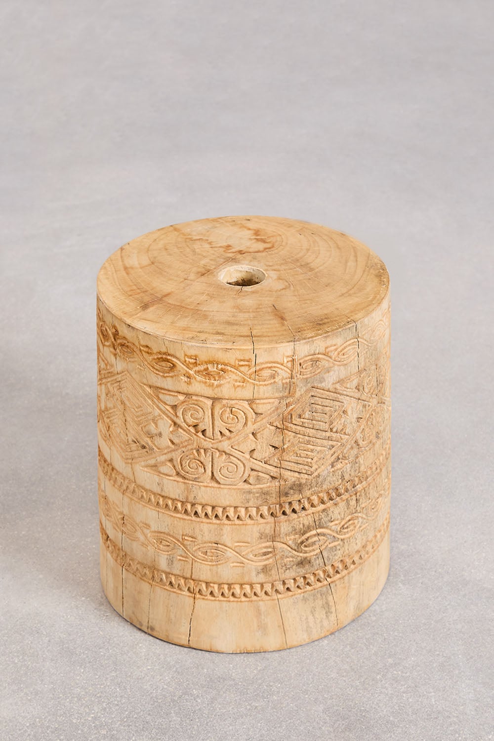 Round parasol base STELLA, natural