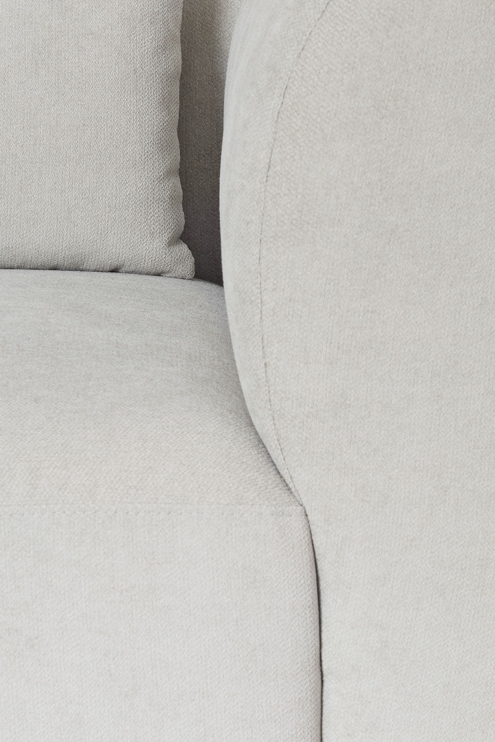 Two-piece modular sofa FILA, grey