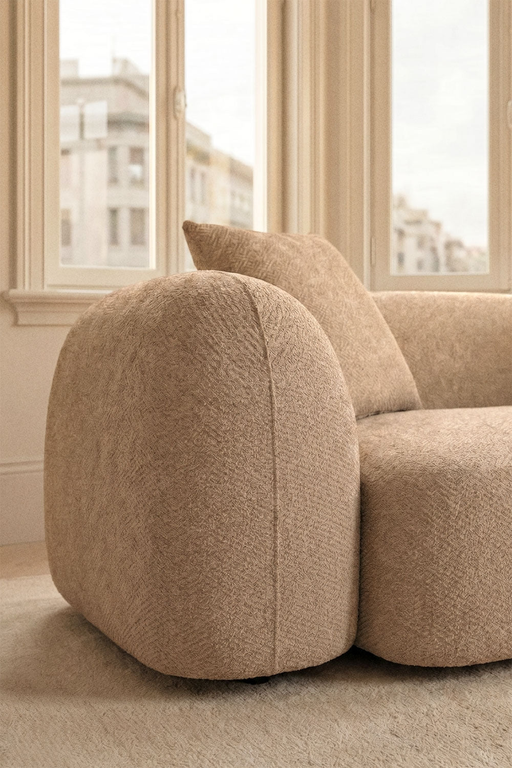 Dvivietė sofa LUCIA, ruda