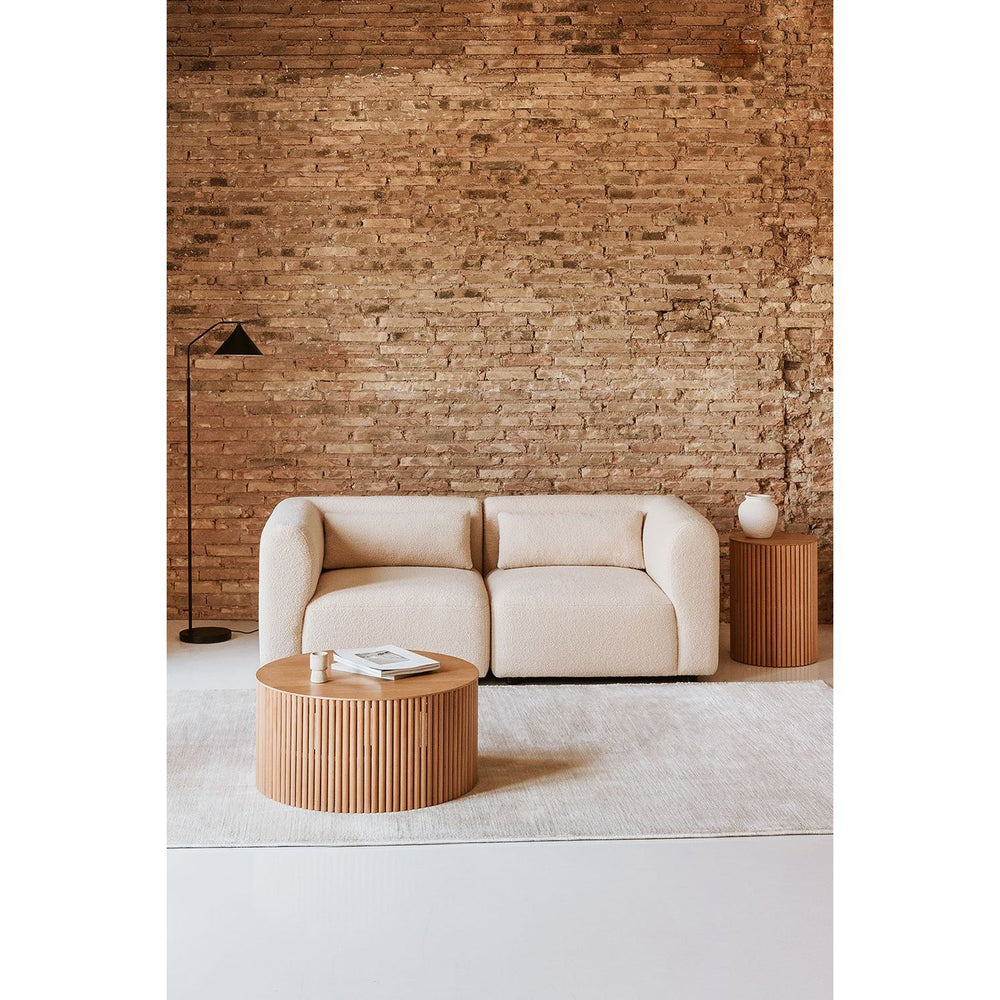 Dviejų dalių modulinė sofa FILA, teddy audinys