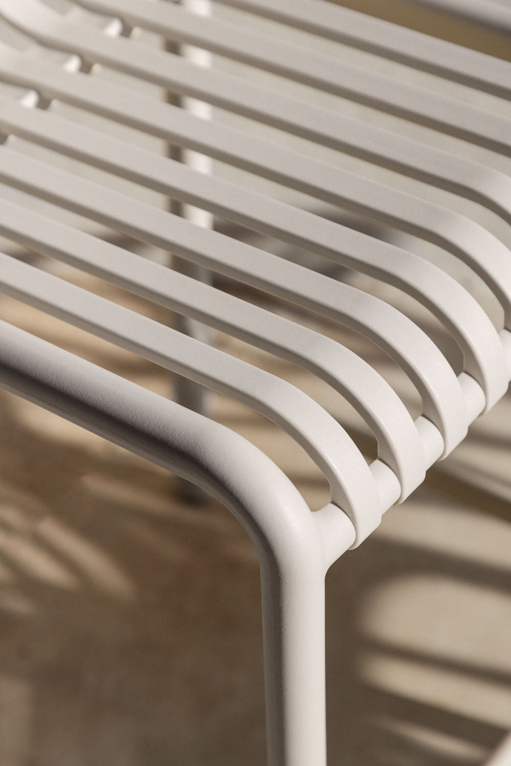WENDELL high outdoor chair, cream, 65 cm