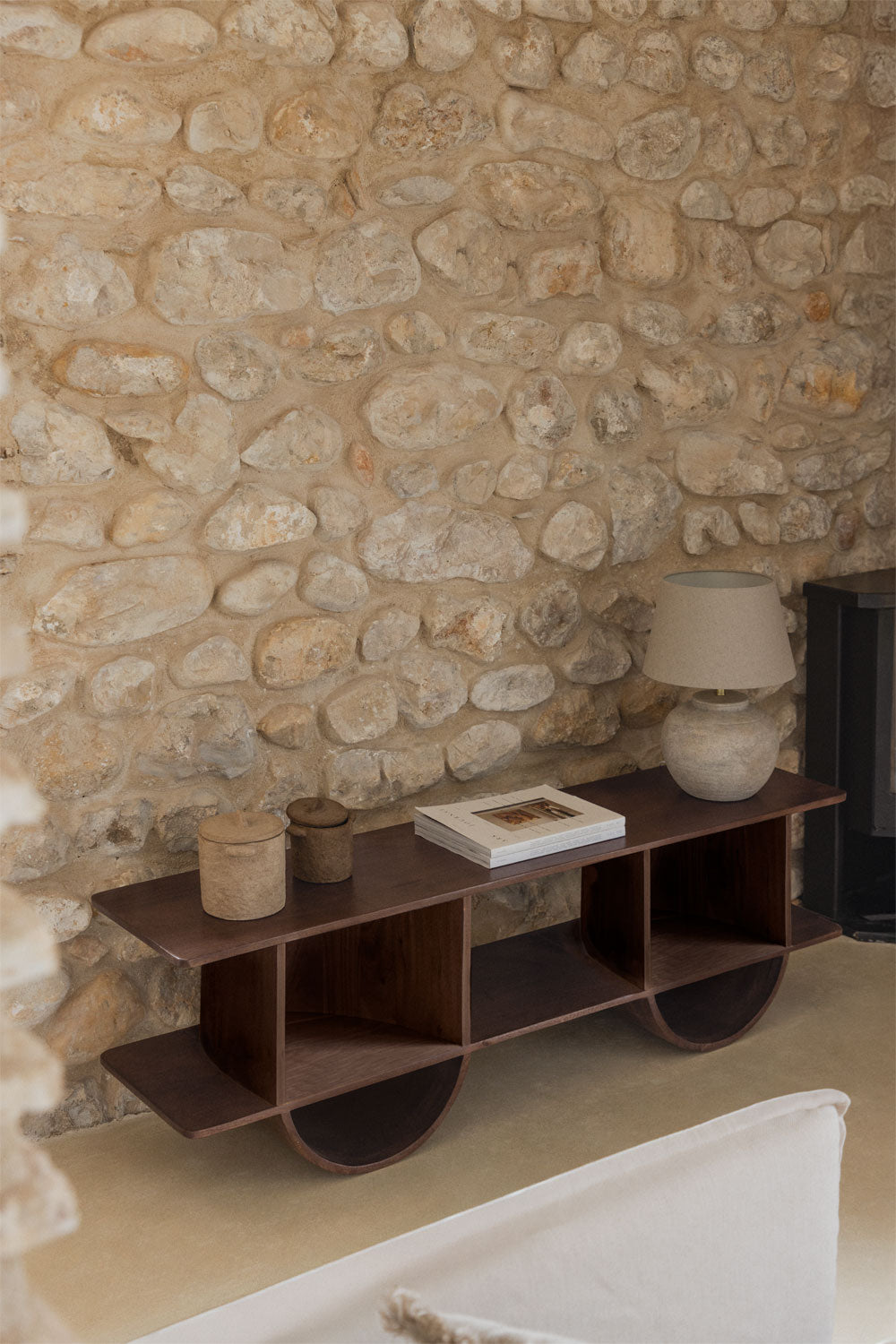 Lentyna FLIN, tamsaus medžio, 150x45 cm