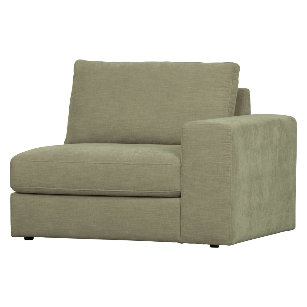 "Family" dešinės pusės kampas su porankiu, žalia - Namų Idėja