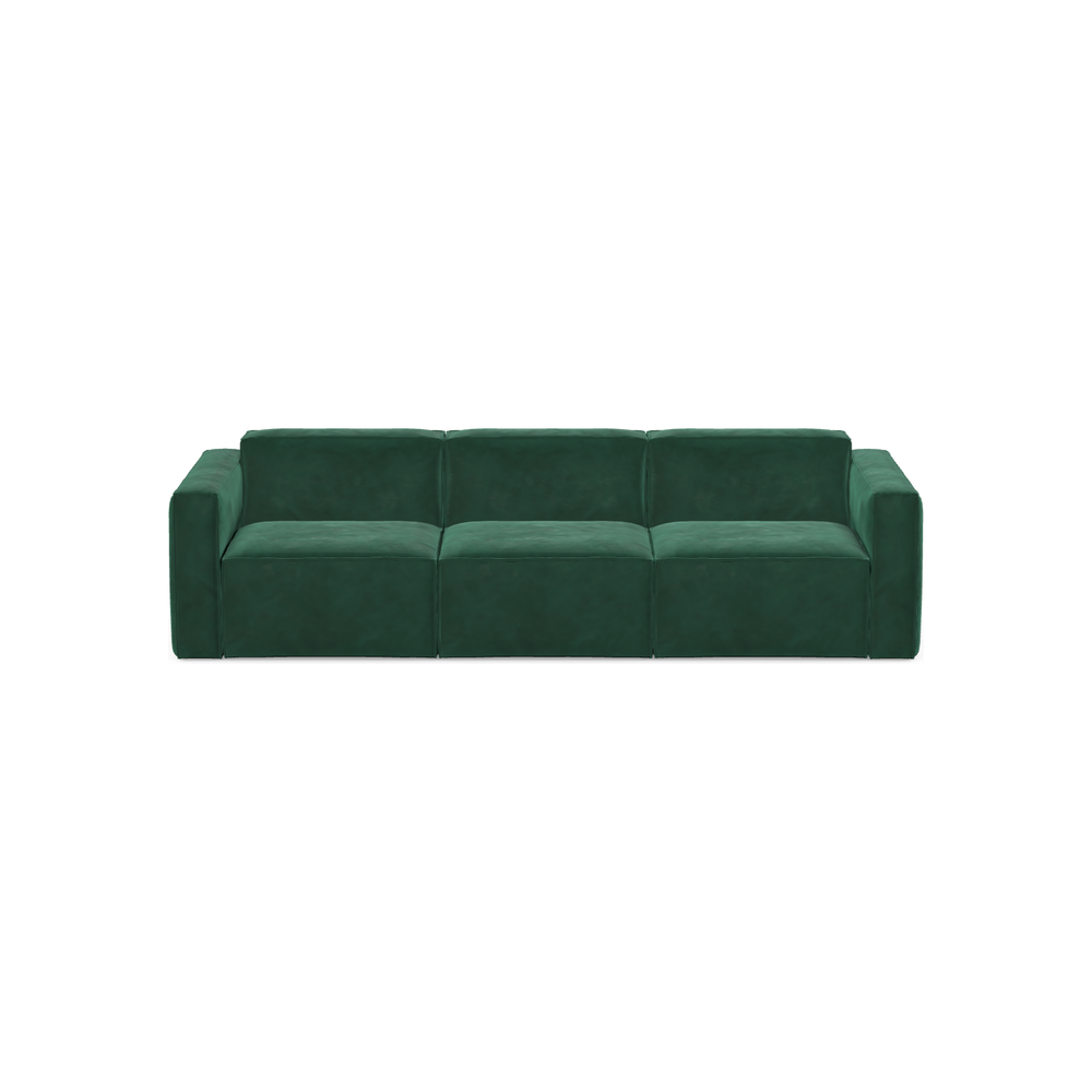 SLAY 3 vietų sofa, FOREST VELVET spalva