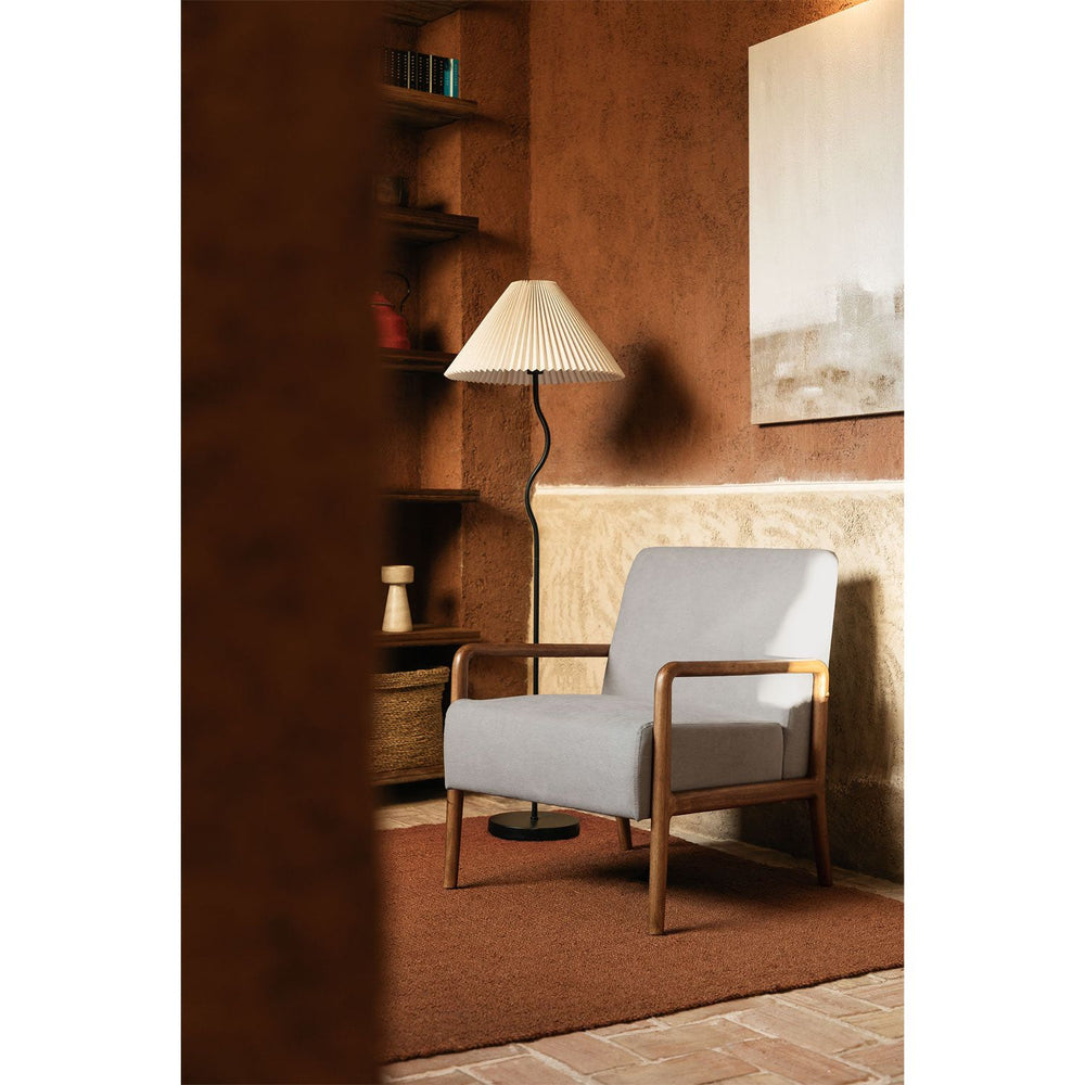 Armchair MAY, grey