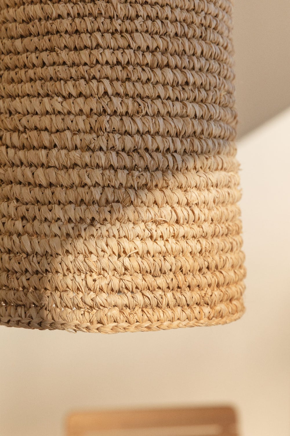 Gaismeklis RATTAN, medus un melns, 105 cm