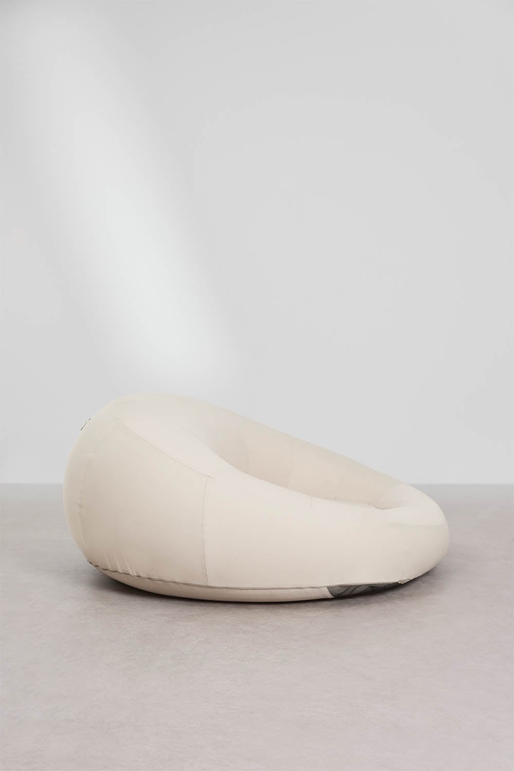 Outdoor island TARAVAI, inflatable, oval, cream