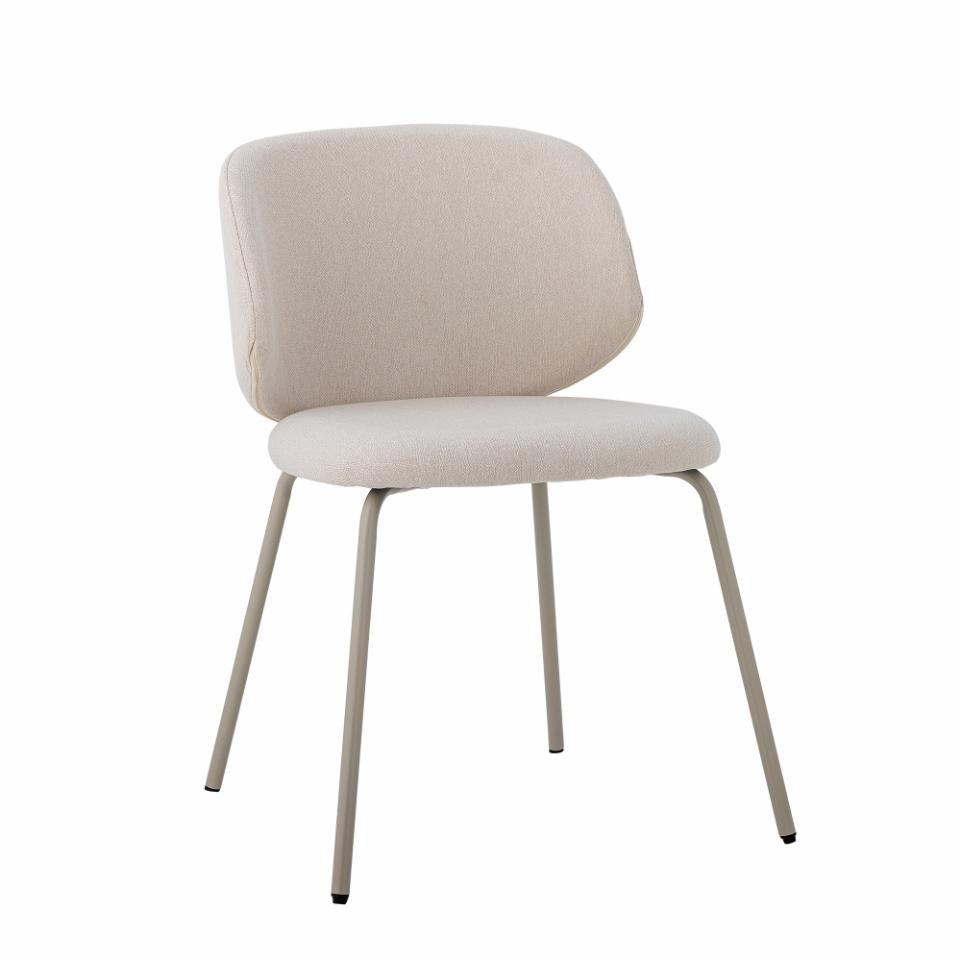 Dining chair PONTE, grey polyester